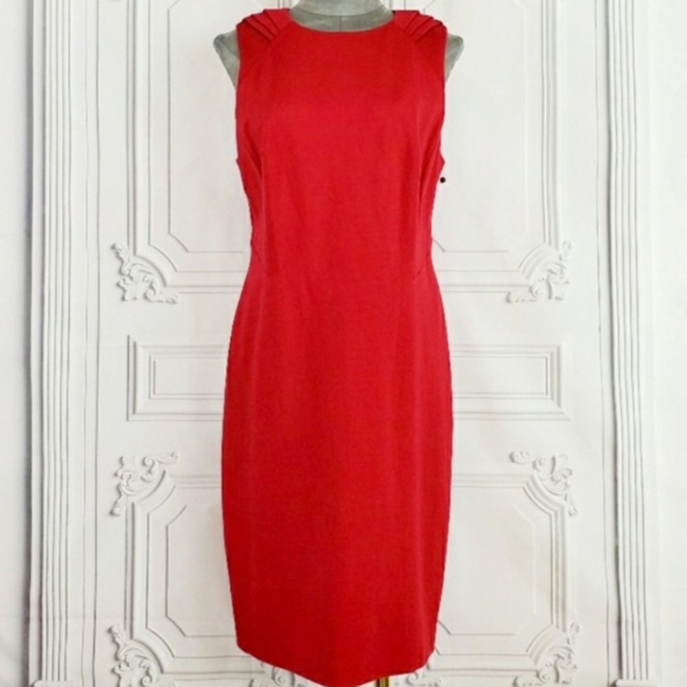 Solid Red Dress 👗 - Picture 6 of 7